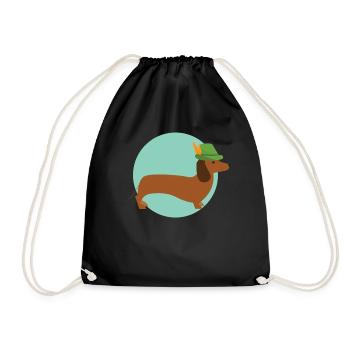Hunter - Drawstring Bag - black - Front