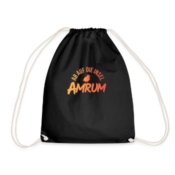 Holiday Amrum North Sea - Drawstring Bag - black - Front