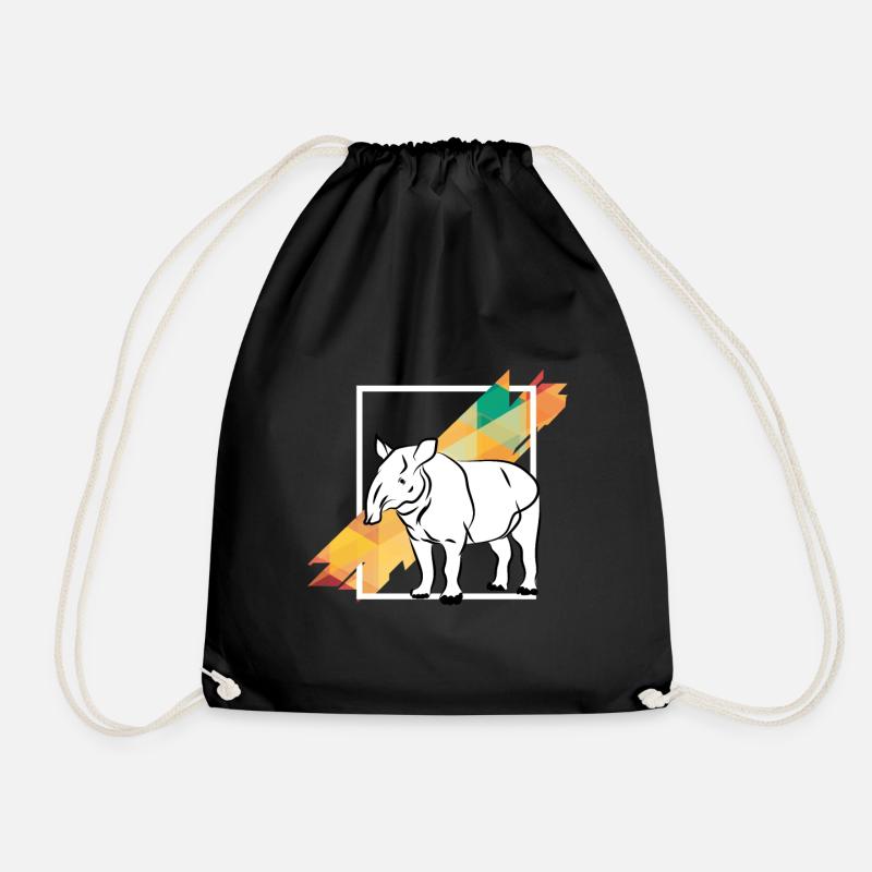 Tapir - Turnbeutel - Schwarz