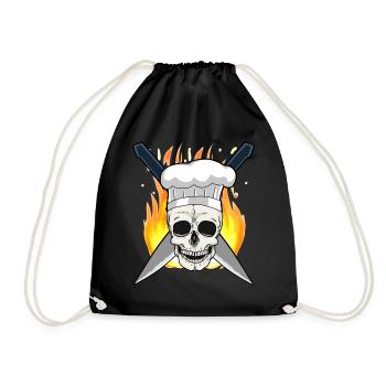 Chef Cuisine Chef Chef Professions - Sac de sport léger - noir - Devant