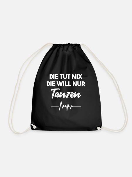 Tanzen Tänzerin Tänzer - Turnbeutel - Schwarz