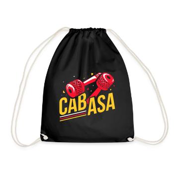 Cabasa - Drawstring Bag - black - Front