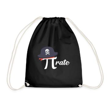 Mathematics - Drawstring Bag - black - Front