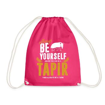 Tapire - Turnbeutel - Fuchsia - Vorne