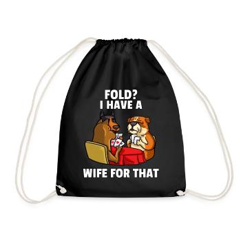 Chiens Jouer au Poker Dog Player Hold Em Gift - Sac de sport léger - noir - Devant