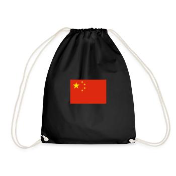 China - Turnbeutel - Schwarz - Vorne