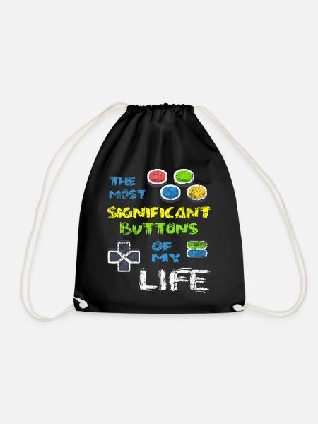 Jeu vidéo Jeu vidéo Jeux Hobby Cadeau - Sac de sport léger - noir