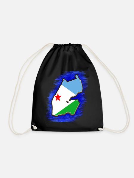 Djibouti Djibouti Djibouti cadeau de vacances - Sac de sport léger - noir