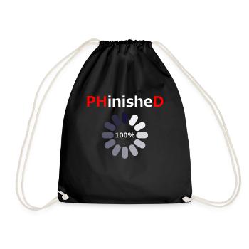 PHD Chargement Doctor Graduation - Sac de sport léger - noir - Devant