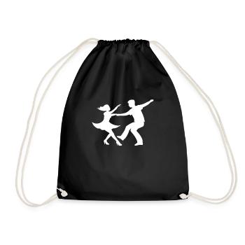 danse - Sac de sport léger - noir - Devant
