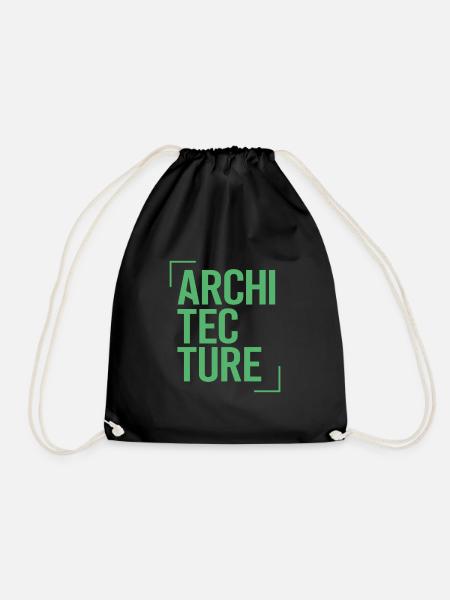 Architekt - Turnbeutel - Schwarz
