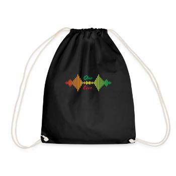 One Love Rainbow Soundwave - Sac de sport léger - noir - Devant