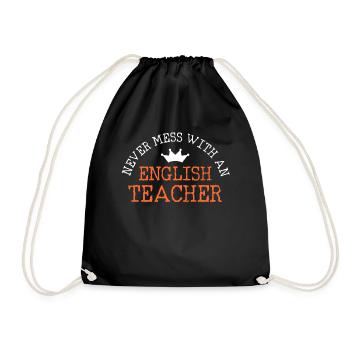 Professeur d'éducation anglaise - Sac de sport léger - noir - Devant