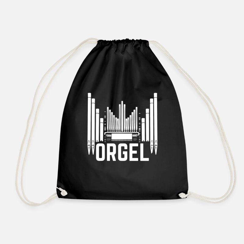 Orgel Klavier Musik Piano - Turnbeutel - Schwarz