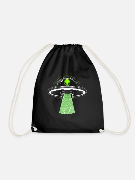 Vaisseau spatial extraterrestre - Sac de sport léger - noir