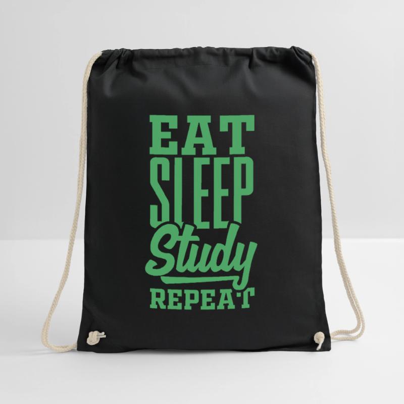 Study Study Studying Studying Drawstring Bag