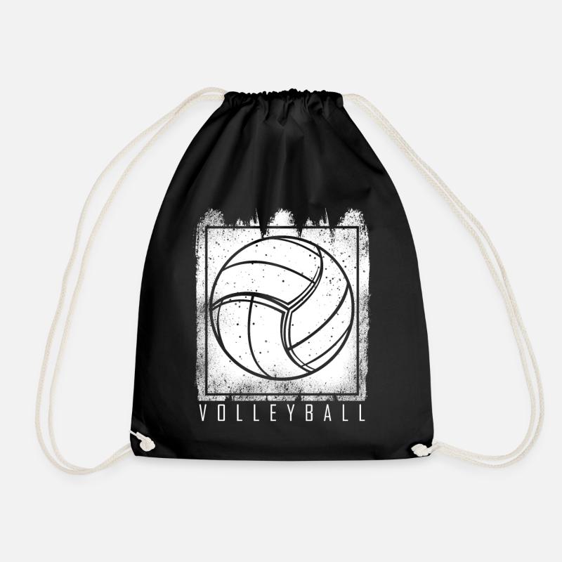 Volleyball - Turnbeutel - Schwarz