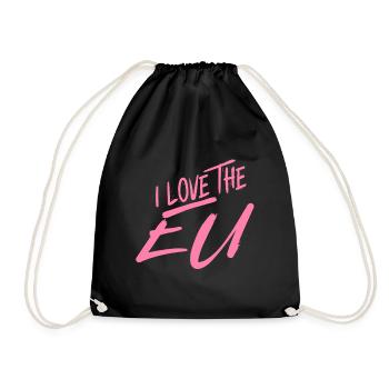Brexit Europa Europäische Union EU Wahl Europawahl - Turnbeutel - Schwarz - Vorne