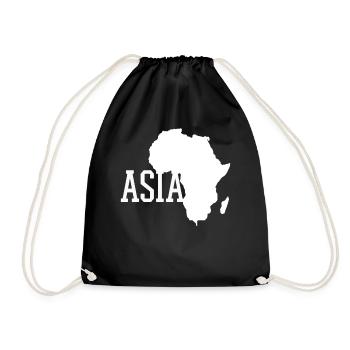 Asia Asia Asia - Drawstring Bag - black - Front