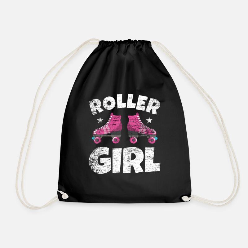 Fille de roller skate - Sac de sport léger - noir