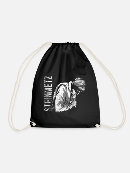 Steinmetz Geschenk - Turnbeutel - Schwarz