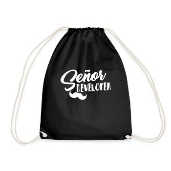 Programmeur Programmation Programmation Informatique - Sac de sport léger - noir - Devant
