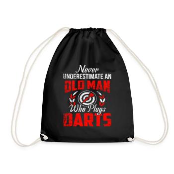Vieil homme - Sac de sport léger - noir - Devant