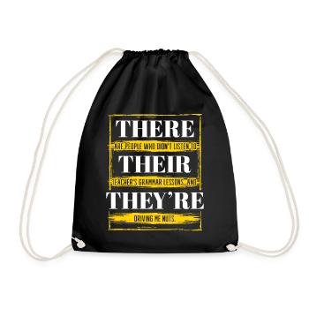 Il y a ils - Sac de sport léger - noir - Devant