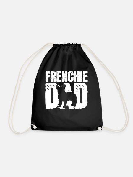 Französische Bulldogge - Turnbeutel - Schwarz