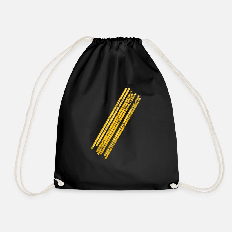 Spaghetti Nudel Esser Pasta Liebhaber Geschenk - Turnbeutel - Schwarz