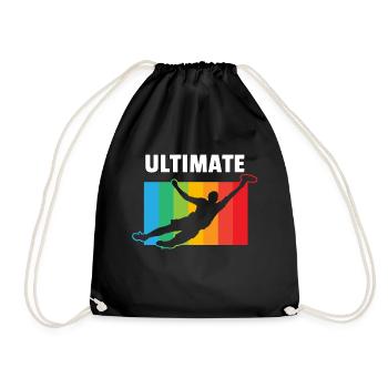 Cadeau de golf disque disque disque volant ultime Frisbee - Sac de sport léger - noir - Devant