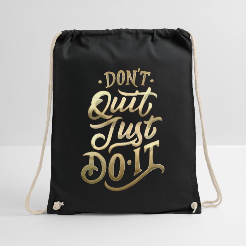 Ne quittez pas Gradient Script Sac de sport léger