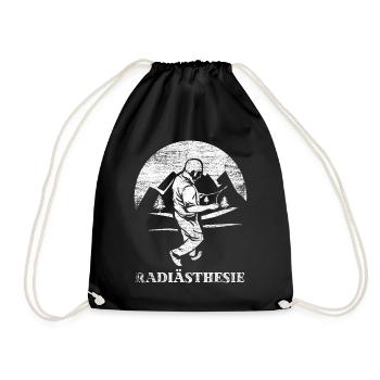 Dowsing gift - Drawstring Bag - black - Front