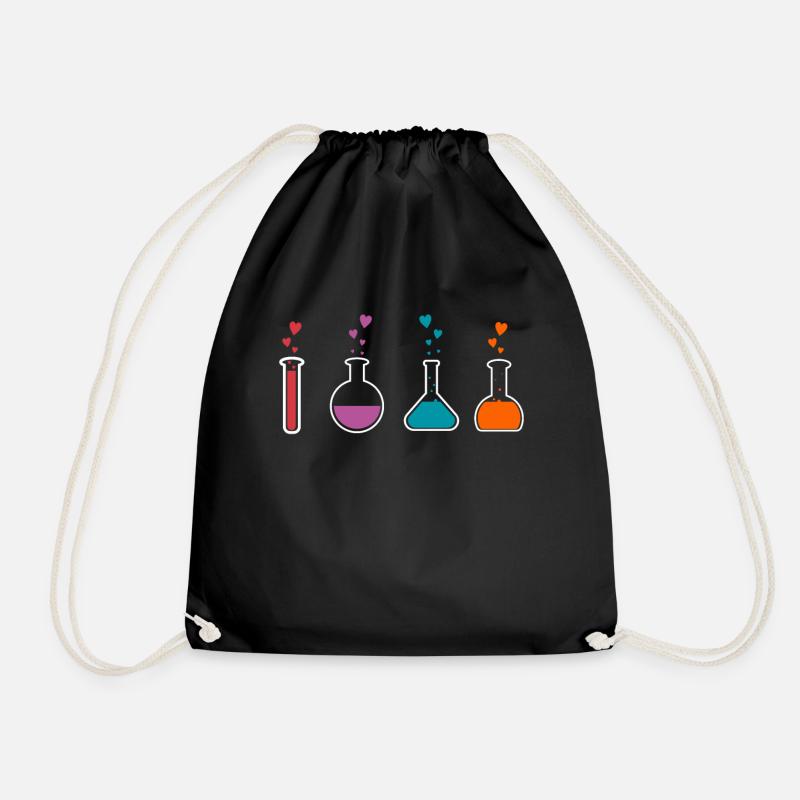 Chemie - Turnbeutel - Schwarz