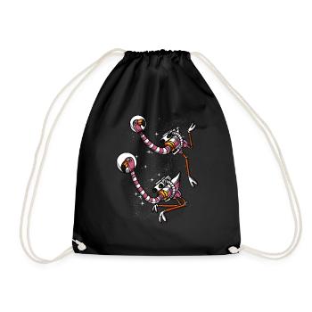 Astronautes de l'espace Flamingo Bird - Sac de sport léger - noir - Devant