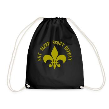 Scout Scouting - Drawstring Bag - black - Front