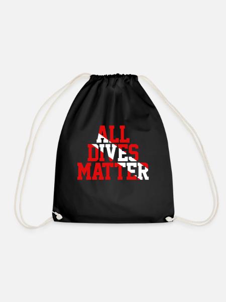 Plongée plongée plongée - Sac de sport léger - noir