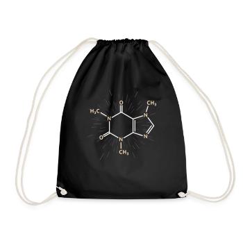 coffee - Drawstring Bag - black - Front
