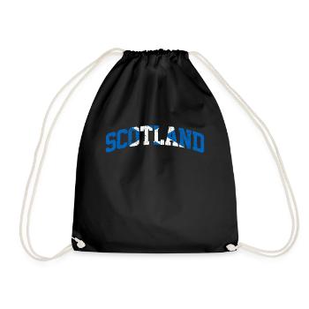 Schottland Schottland Schottland - Turnbeutel - Schwarz - Vorne