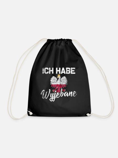 Polen Wyjebane Spruch - Turnbeutel - Schwarz