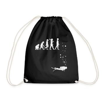 Plongeurs plongeurs - Sac de sport léger - noir - Devant