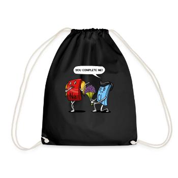 Chimie Vous Me Complétez Drôle Science Sodium - Sac de sport léger - noir - Devant