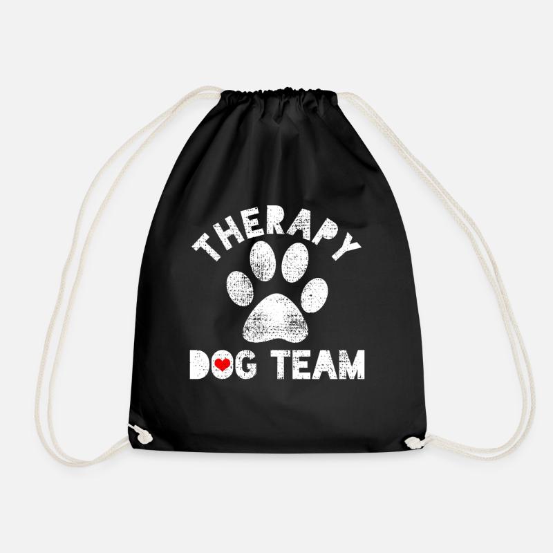 Hundetherapeutin - Turnbeutel - Schwarz