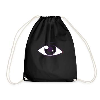 Œil - Sac de sport léger - noir - Devant