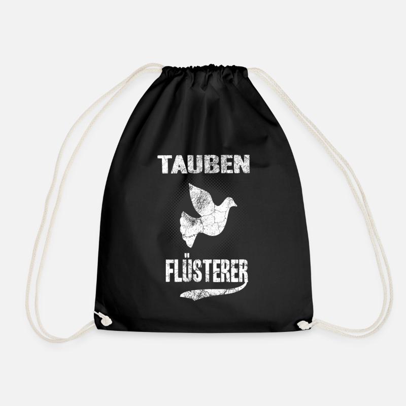 Tauben - Turnbeutel - Schwarz
