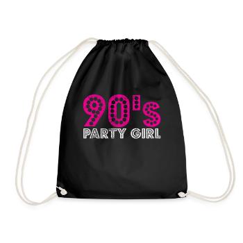 Fête des années 90 - Sac de sport léger - noir - Devant