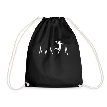 handball - Sac de sport léger - noir - Devant