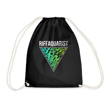Reef Aquarist Aquarist Aquarist Aquaristics Coral - Drawstring Bag - black - Front