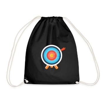 tir à l'arc - Sac de sport léger - noir - Devant