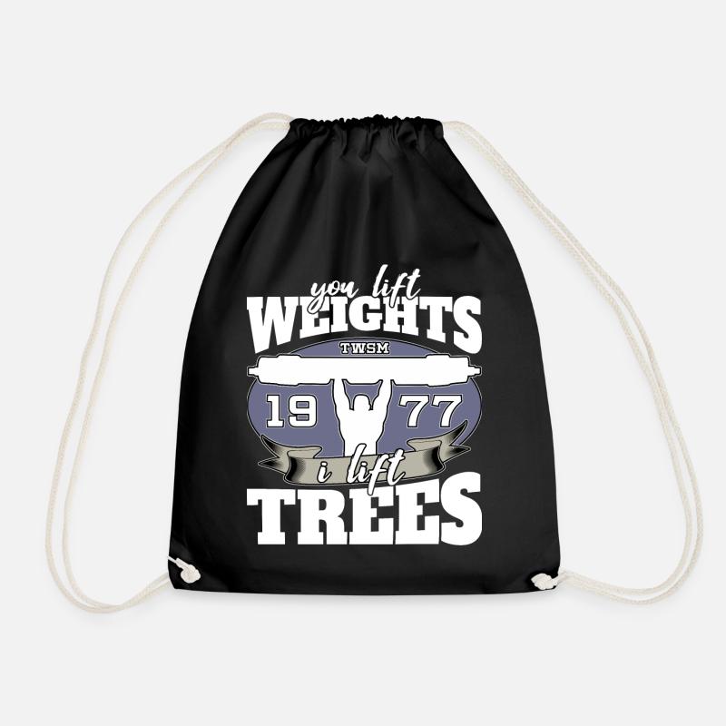 Strongman Powerlifting Log Lift - Turnbeutel - Schwarz